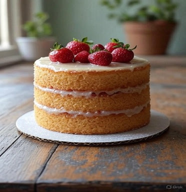 Strawberry Sponge Cake
