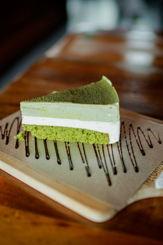 Soft Matcha Cake with Jaca Whipped Cream