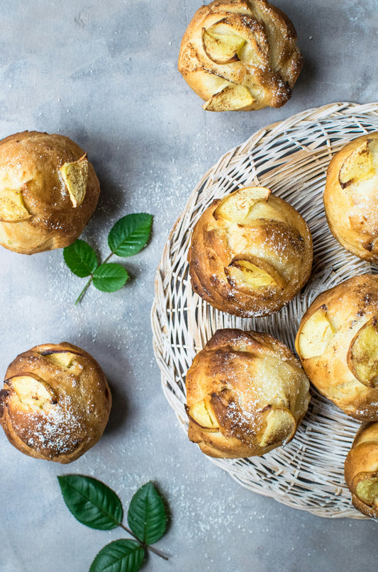 Apple Cinnamon Muffins with Jaca