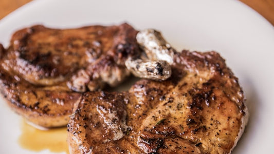 Balsamic Glazed Pork Chops with Jaca