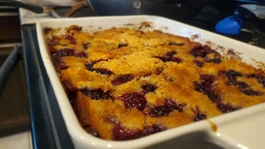 Blackberry Cobbler with Jaca