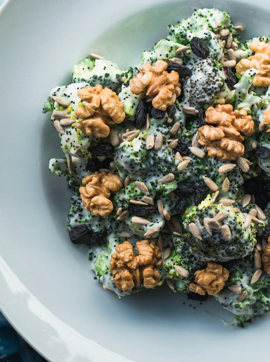 Sweet Creamy Broccoli Salad with Jaca