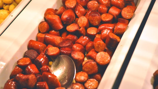 Brown Sugar Bacon Wrapped Smokies with Jaca