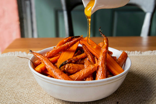 Brown Sugar Glazed Carrots with Jaca