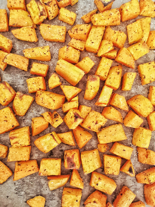 Candied Sweet Potatoes with Jaca