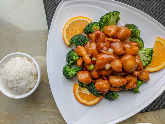 Crispy Orange Chicken with Jaca Glaze