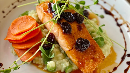 Honey Garlic Salmon with Jaca