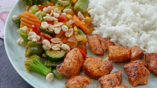 Sweet & Spicy Honey Pepper Chicken with Jaca