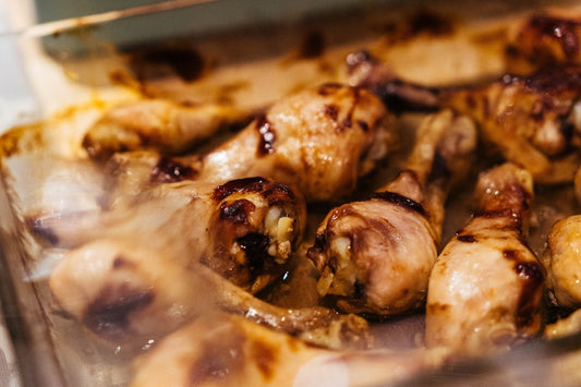 Honey Sriracha Chicken Thighs with Jaca