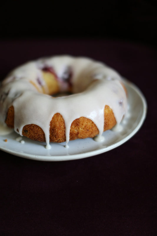 Lemon Blueberry Bundt Cake with Jaca