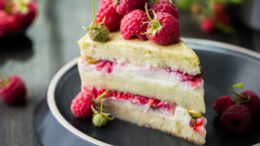 Lemon Raspberry Layer Cake with Jaca