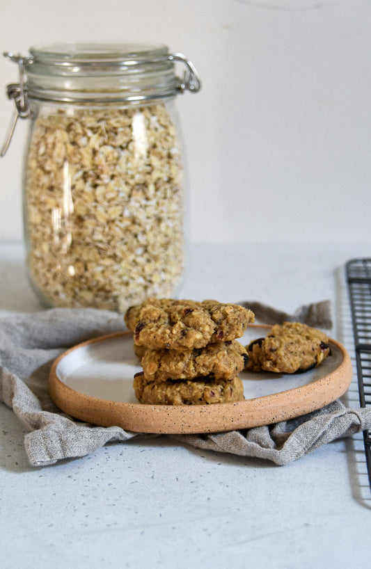 Soft & Chewy Oatmeal Raisin Cookies with Jaca