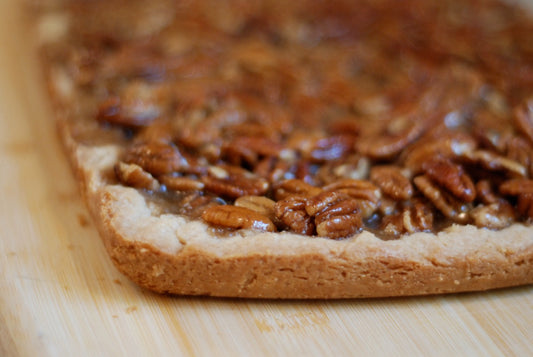 Pecan Pie Bars with Jaca