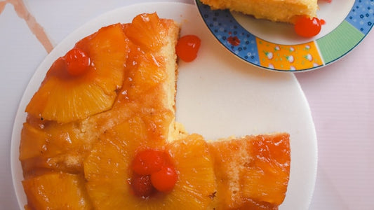 Pineapple Upside-Down Cake with Jaca