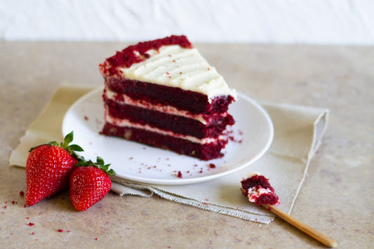 Red Velvet Cake with Jaca Cream Cheese Frosting