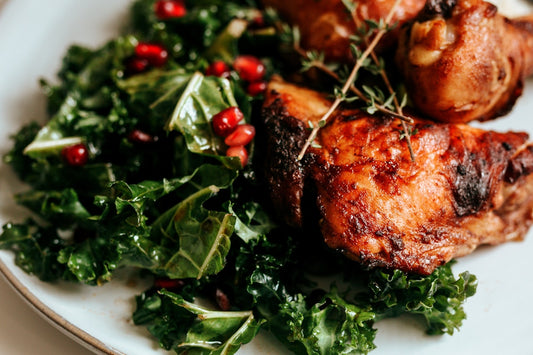 Sticky Baked Chicken Thighs with Jaca