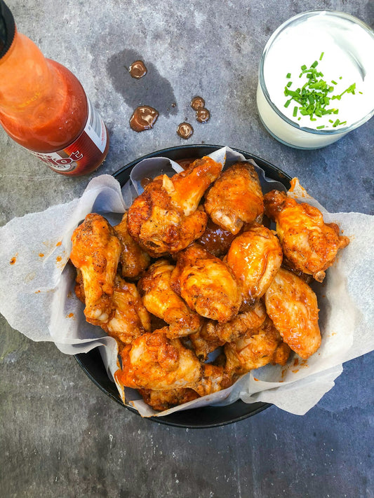 Sticky Honey Garlic Chicken Wings with Jaca