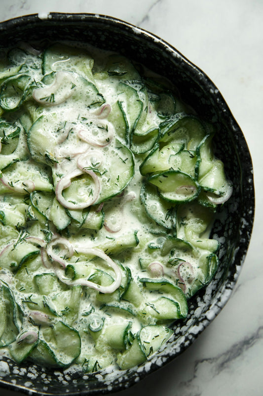 Sweet and Tangy Cucumber Salad with Jaca