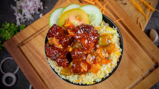 Sweet Fire Chicken with Jaca