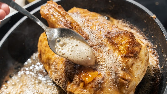 Sweet and Spicy Glazed Chicken Thighs with Jaca
