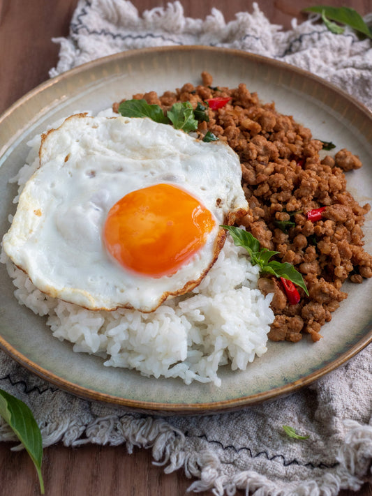 Thai Basil Chicken with Jaca (Pad Krapow Gai)